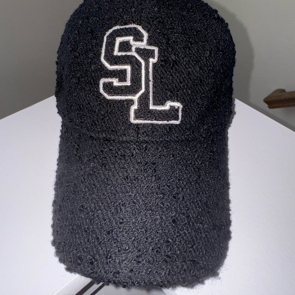 Saint Laurent SL Baseball Cap in Bouclé Tweed Wool - Picture 3 of 7